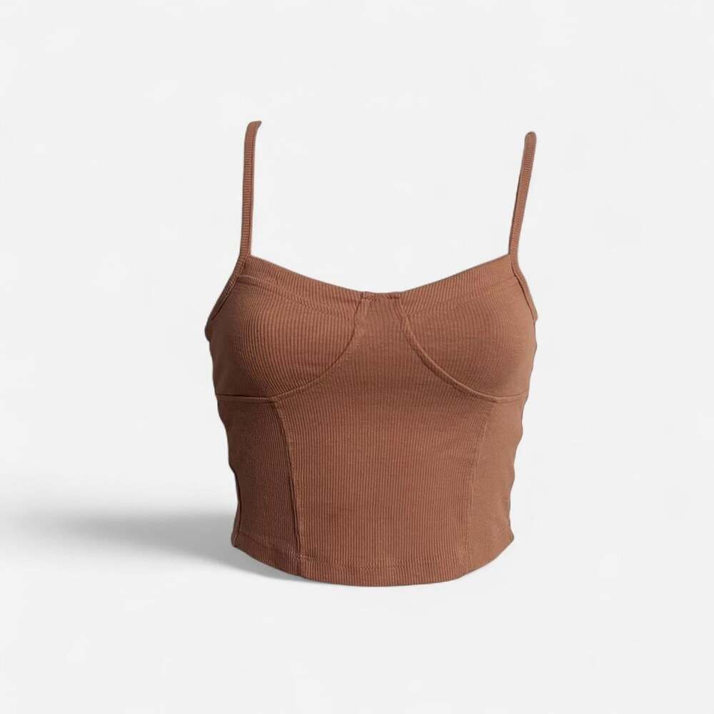 Forever 21 Women's Brown and Orange Vest